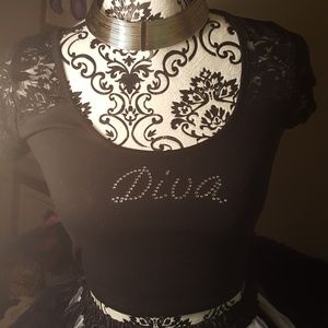 Diva time tummy shirt
